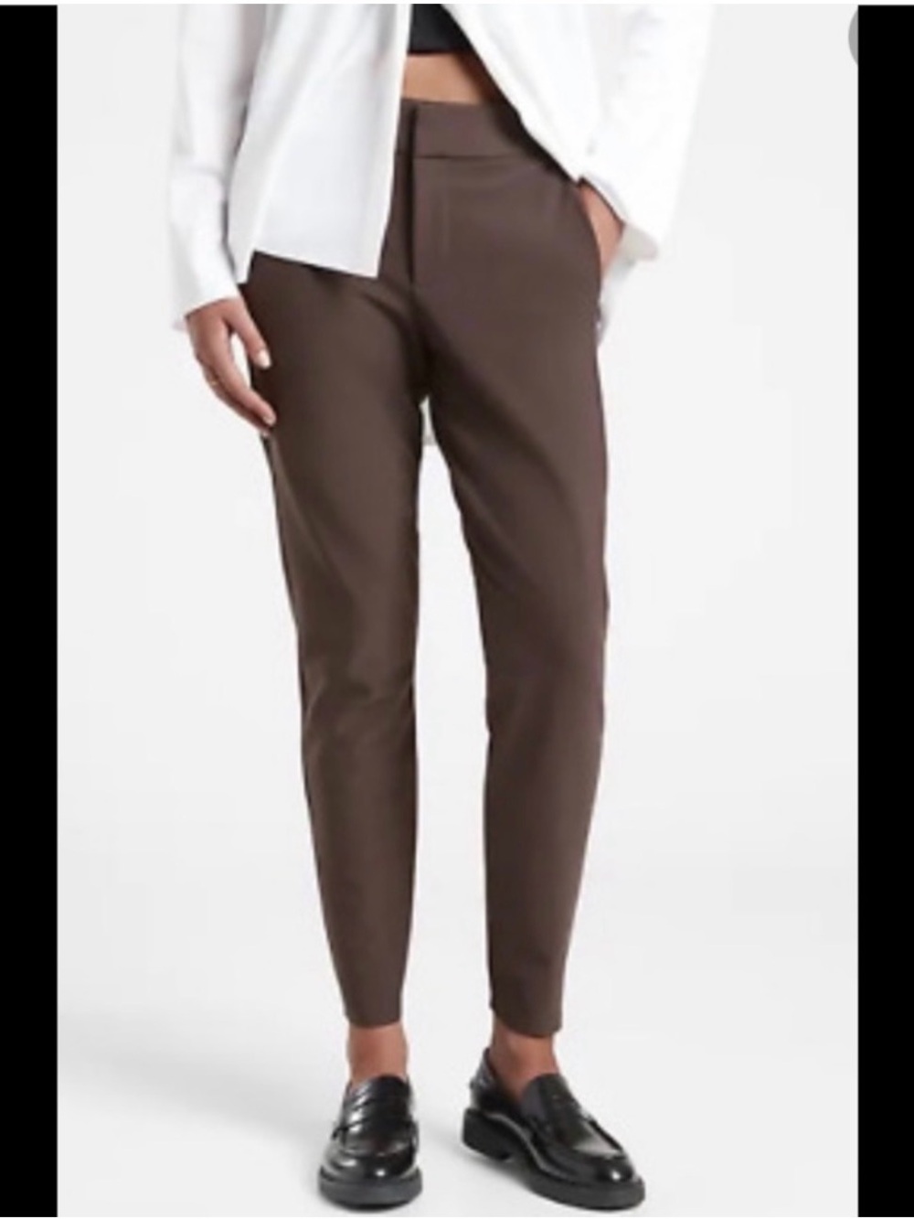 Athleta Stellar Skinny Trouser - Brown - size 18